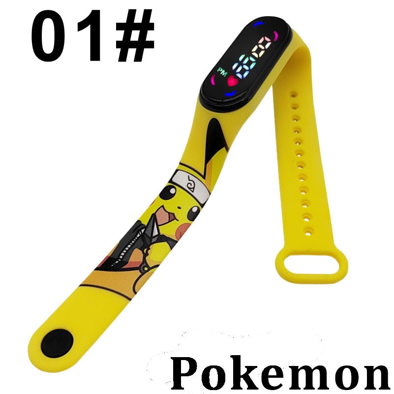 Reloj Digital de Pokémon Waterproof