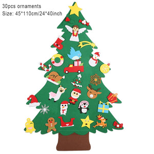 Árbol de Navidad de Fieltro Artesanal