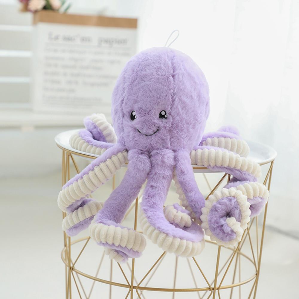 Muñecos de peluche de pulpo adorable