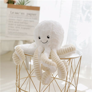 Muñecos de peluche de pulpo adorable