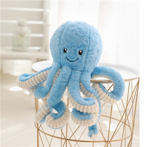 Muñecos de peluche de pulpo adorable