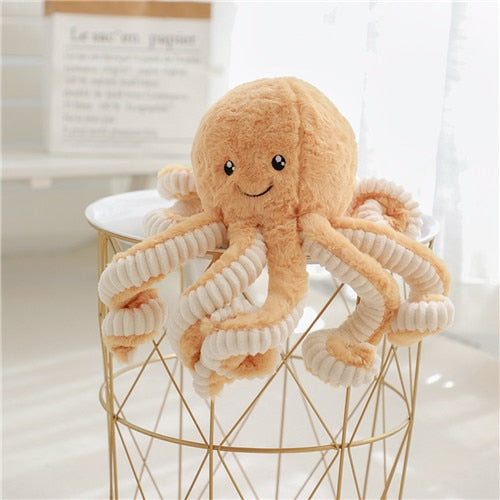 Muñecos de peluche de pulpo adorable