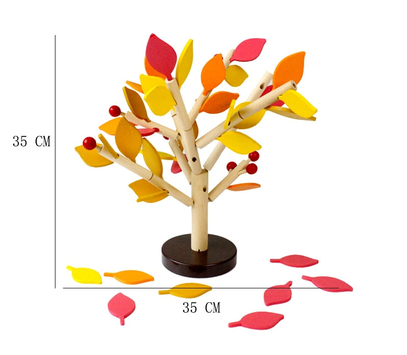 Árbol de madera Montessori