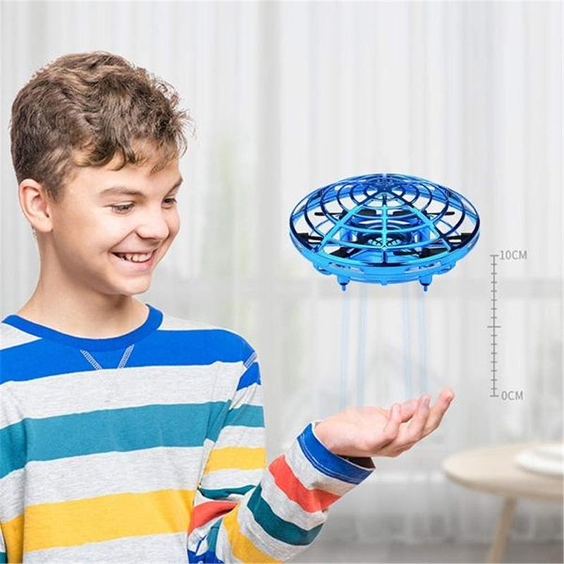 Dron infantil de control remoto con sensor de infrarrojos manual