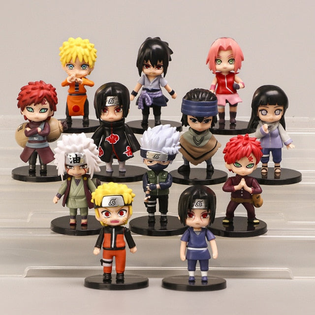 Figuras de acción de Naruto 12 Unidades