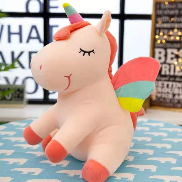 Muñeco de peluche suave de unicornio