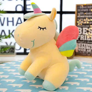 Muñeco de peluche suave de unicornio