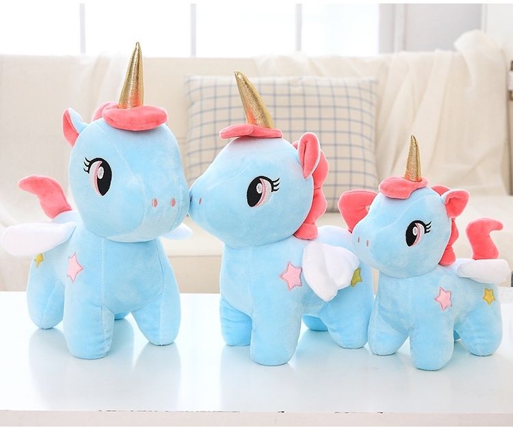 Muñeco de peluche suave de unicornio