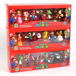 Figuras de Super Mario 6uds/set