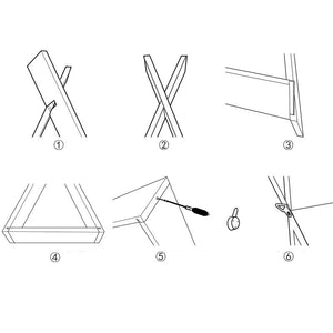 Estante Triangular de madera para pared