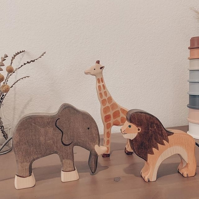 Figuras Montessori de animales grandes para niños