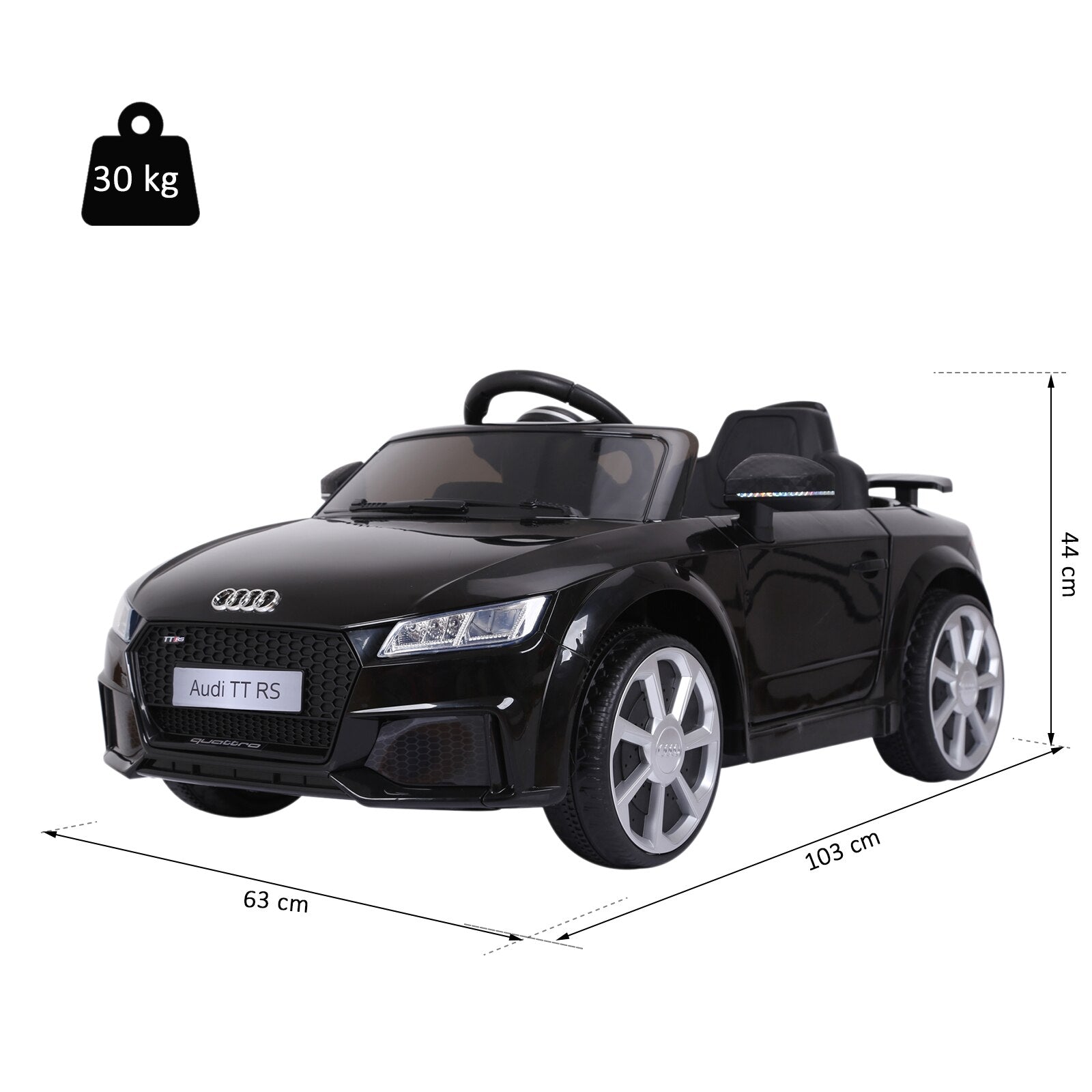 Coche Eléctrico Audi Niños 3-8 Años