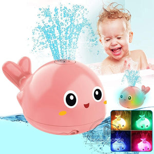 Juguetes de baño con pulverizador y luz musical LED