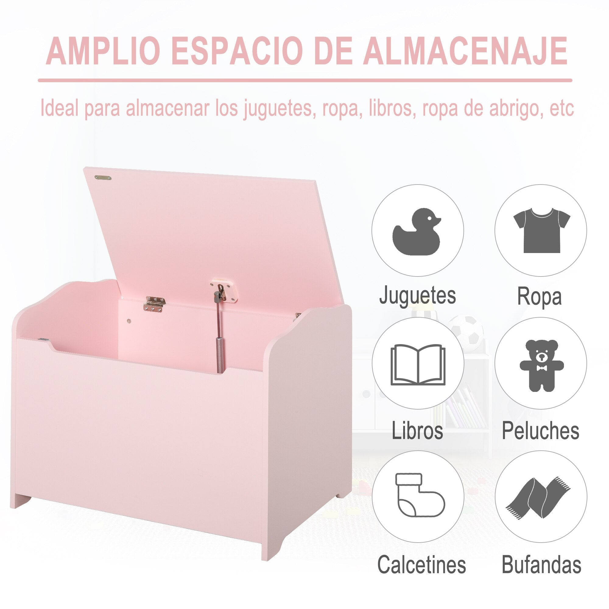 Caja de almacenamiento para niños