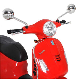 Moto Vespa Roja Eléctrica para Niños